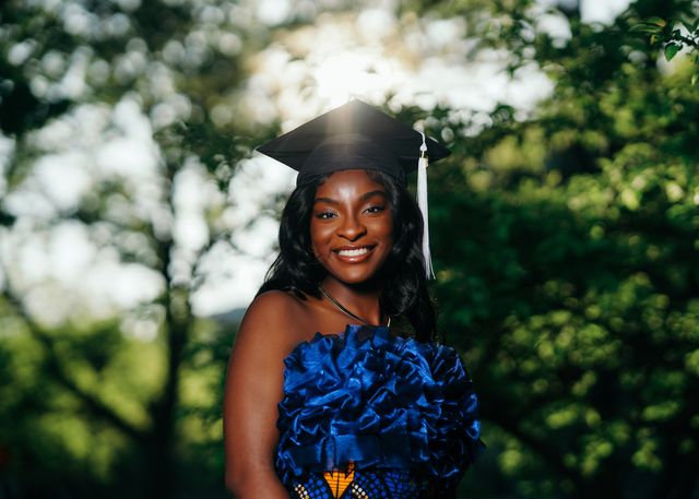 Graduation cap and gown photograph — Detroit graduation photographer (54)